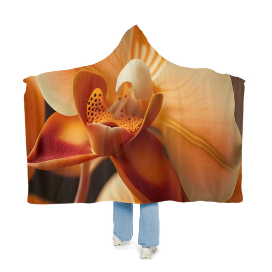 Snuggle Hooded Blanket Orange Orchid 3