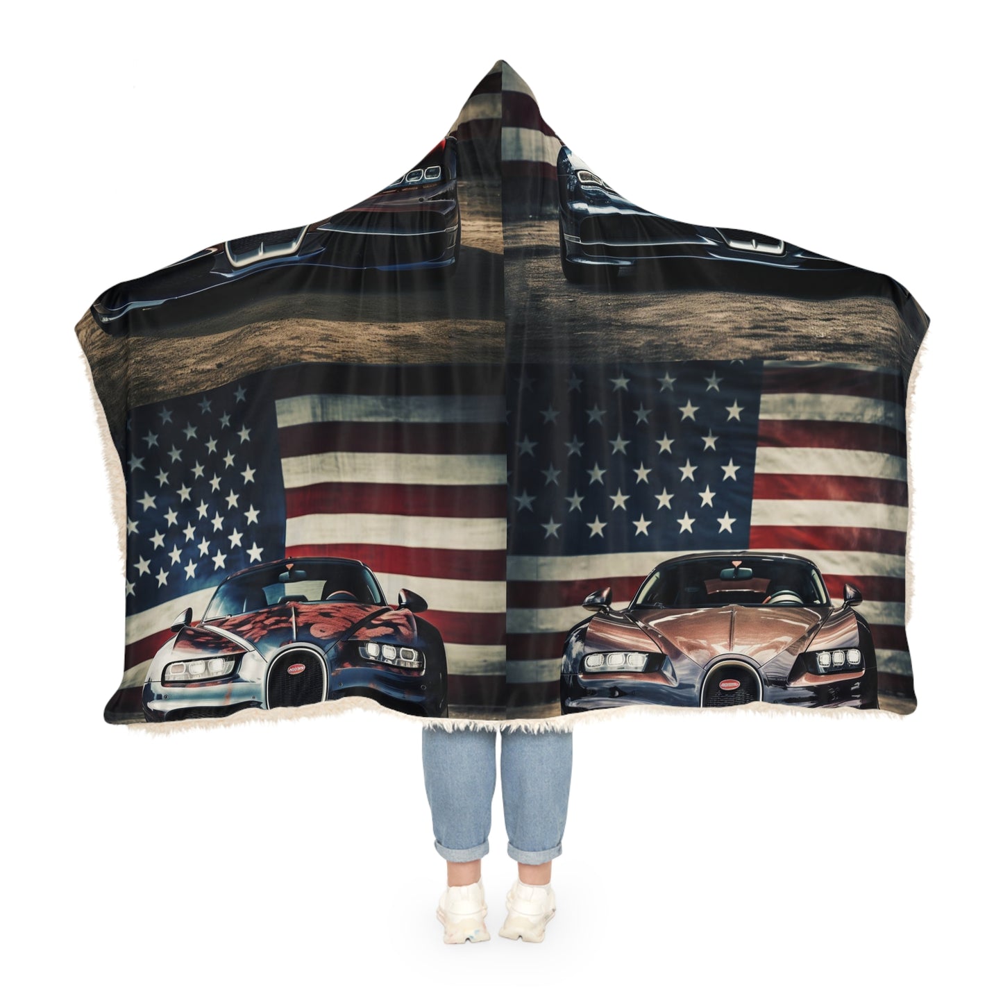 Snuggle Hooded Blanket Bugatti Flag 5