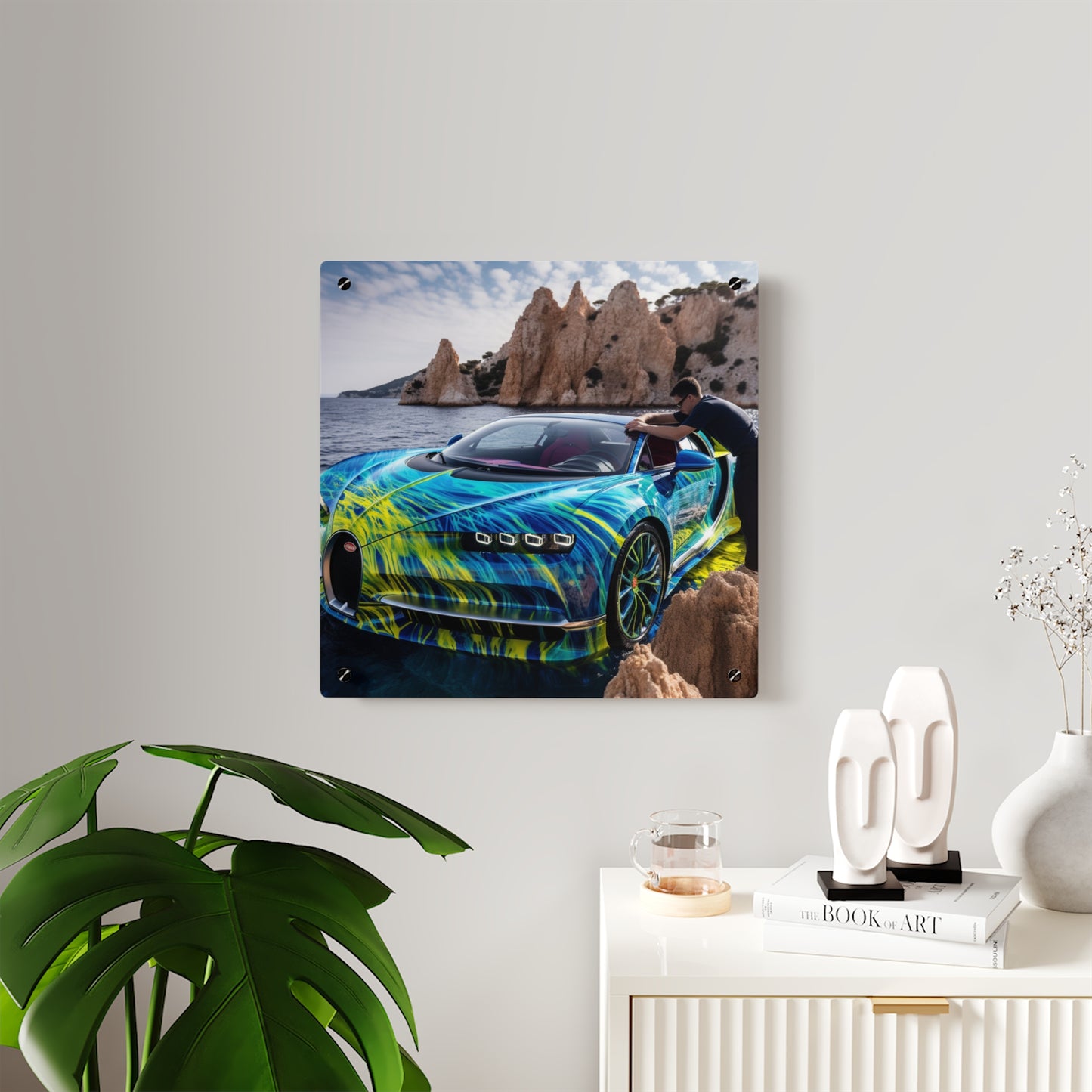 Acrylic Wall Art Panels Bugatti Water 1