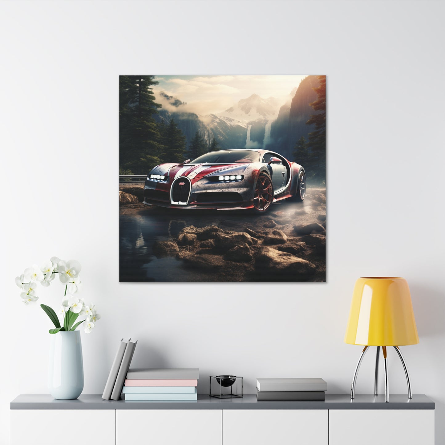 Canvas Gallery Wraps Bugatti Waterfall 4