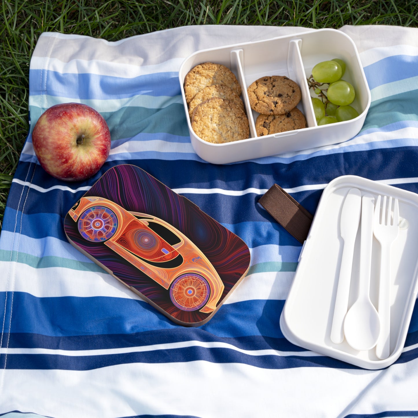 Bento Lunch Box Bugatti Abstract Concept 2