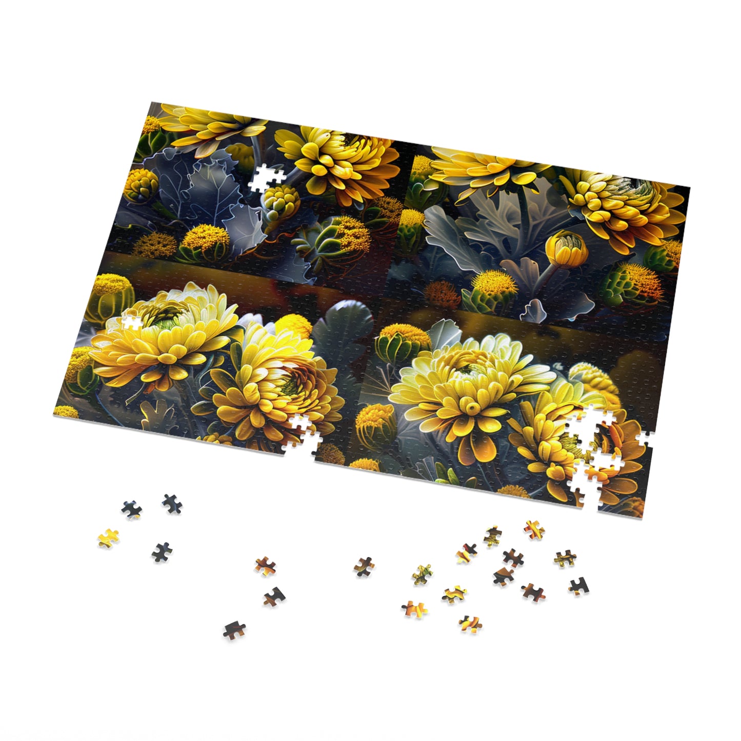 Jigsaw Puzzle (30, 110, 252, 500,1000-Piece) Yellow Hermosas Flores Amarillas 5