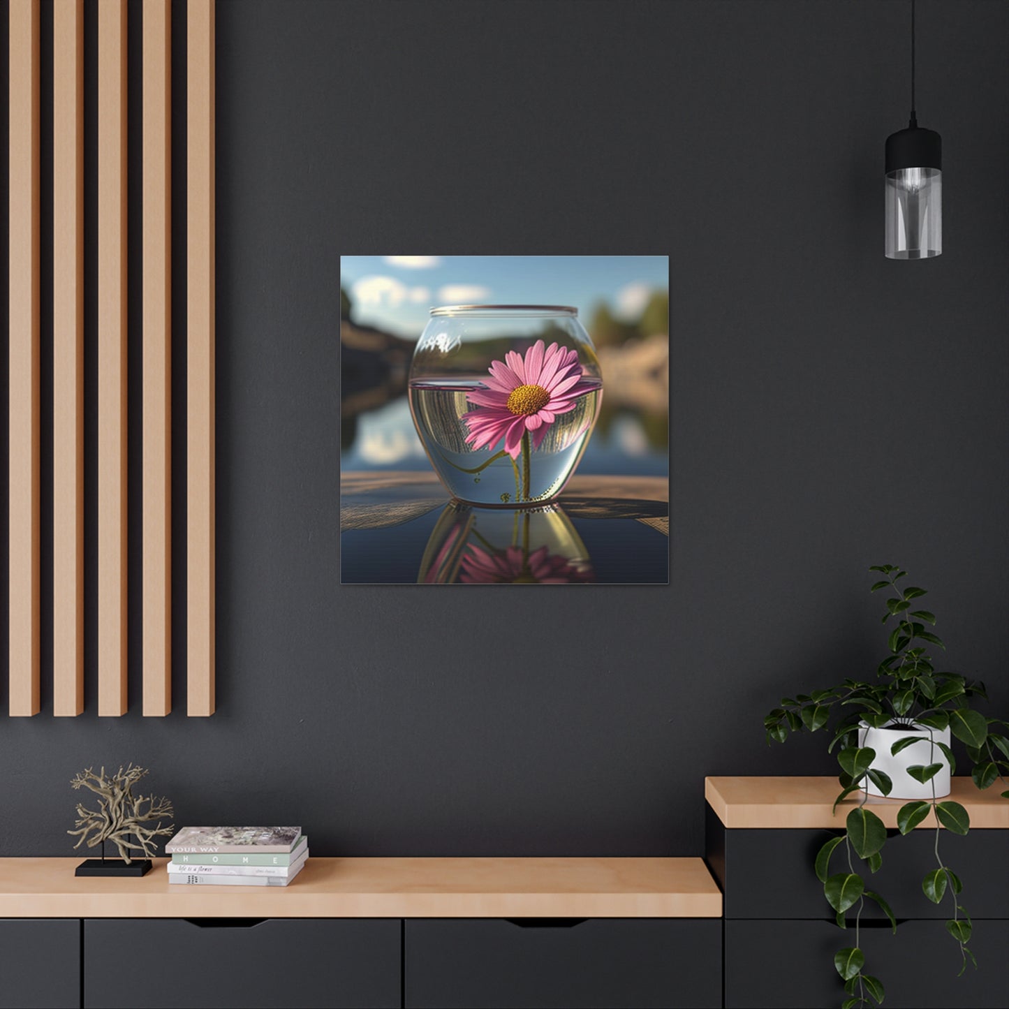 Canvas Gallery Wraps Pink Daisy 3