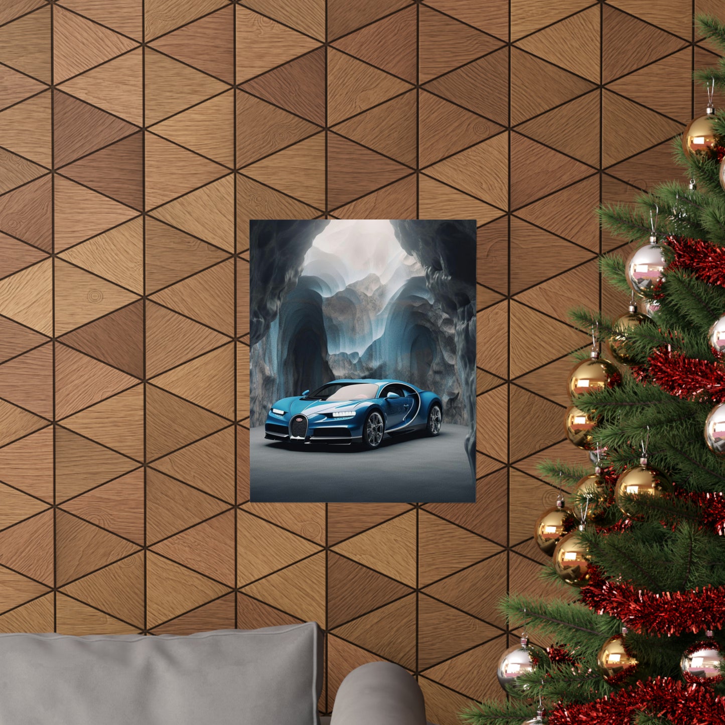 Premium Matte Vertical Posters Bugatti Real Look 2