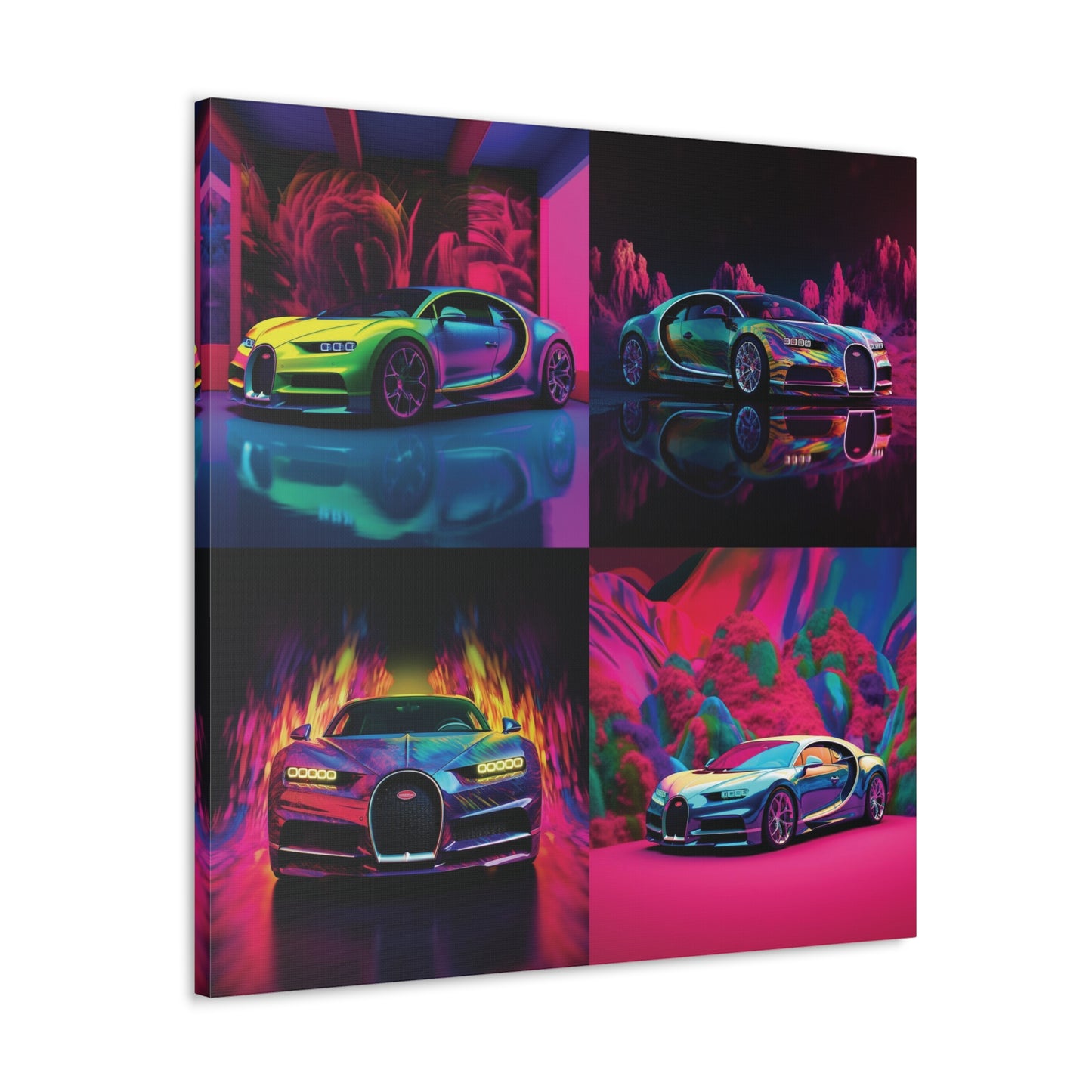 Canvas Gallery Wraps Florescent Bugatti Flair 5