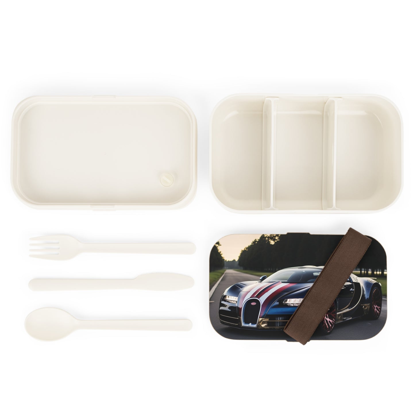 Bento Lunch Box Bugatti Flag American 1