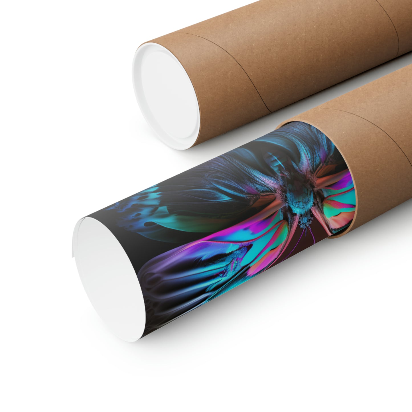 Premium Matte Vertical Posters Raw Florescent Glow 1