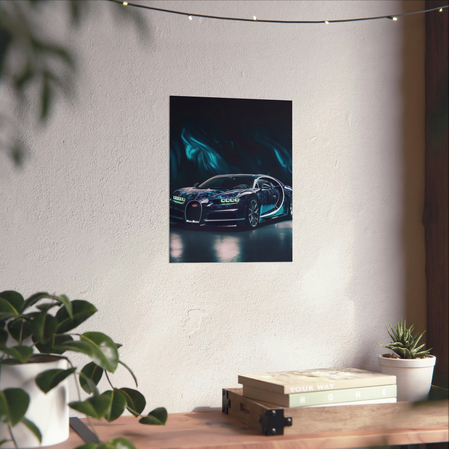 Premium Matte Vertical Posters Hyper Bugatti 1