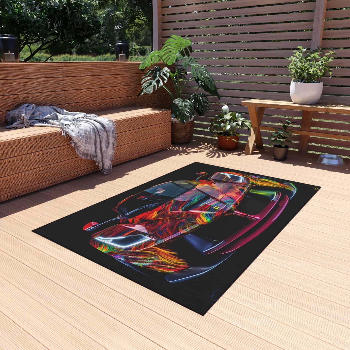 Outdoor Rug  Ferrari Neon 3