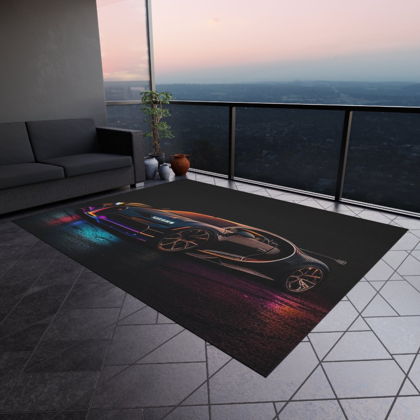 Outdoor Rug  Bugatti Chiron Super 4