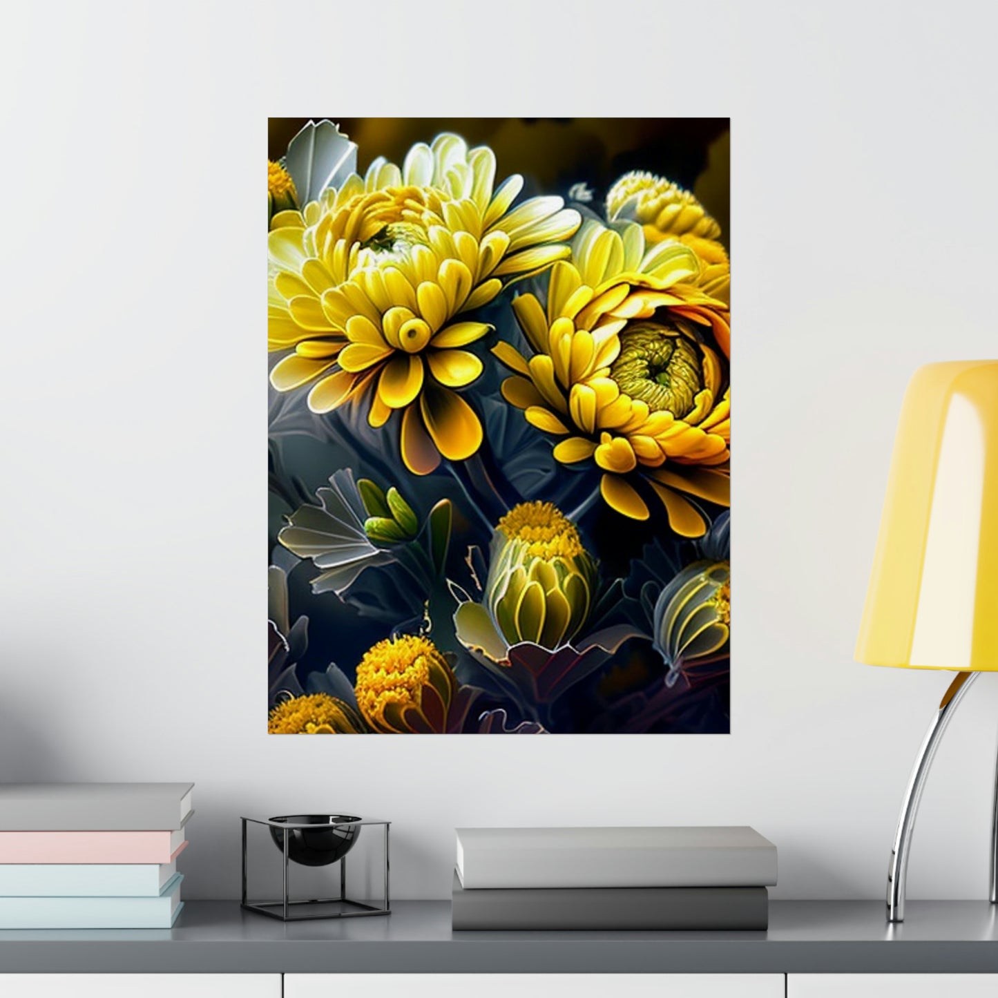 Premium Matte Vertical Posters Yellow Hermosas Flores Amarillas 4