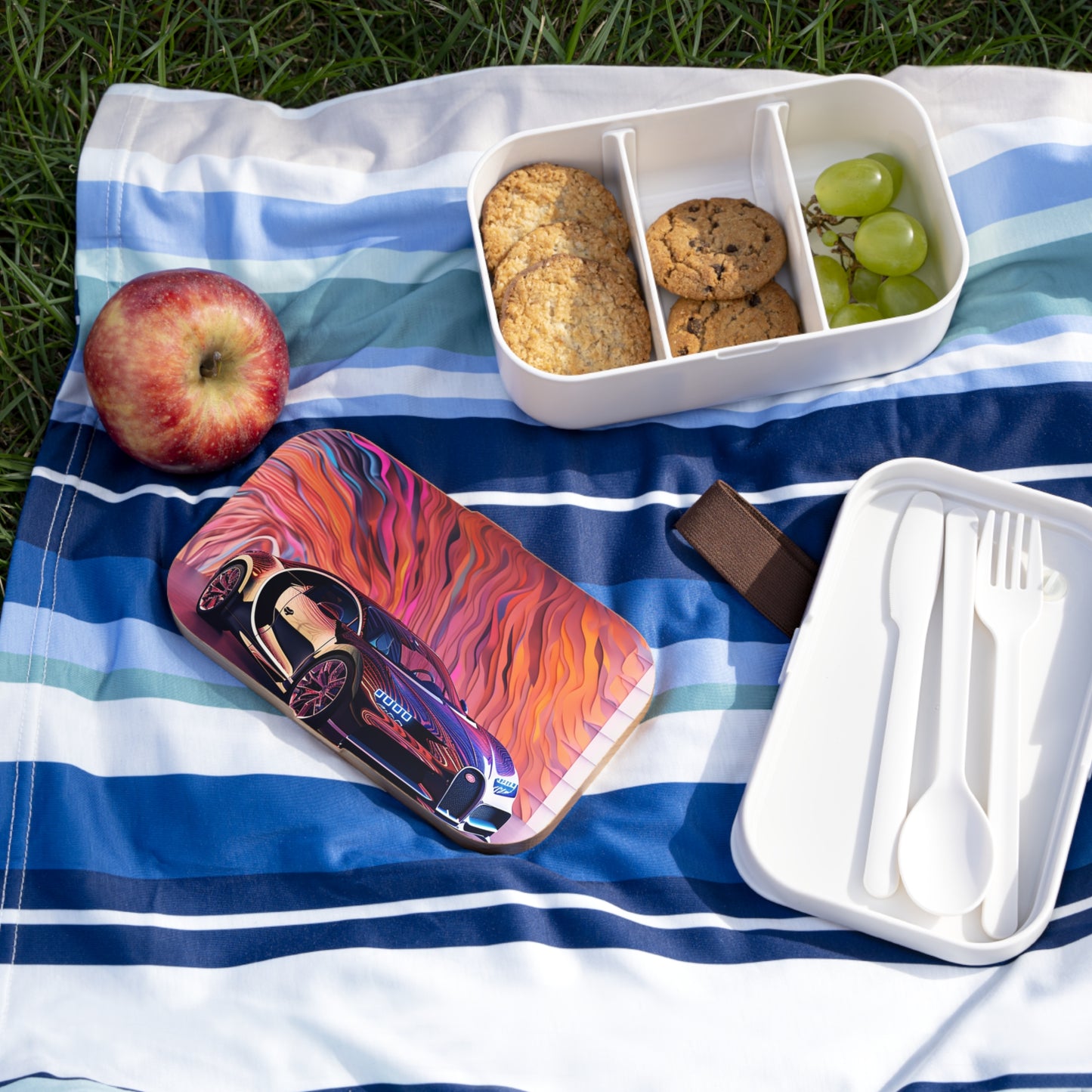 Bento Lunch Box Bugatti Abstract Flair 4