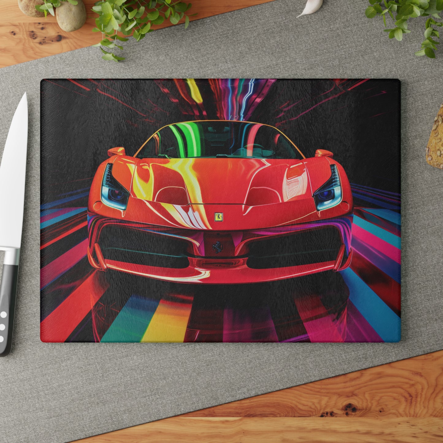 Glass Cutting Board Ferrari Flair Macro 3