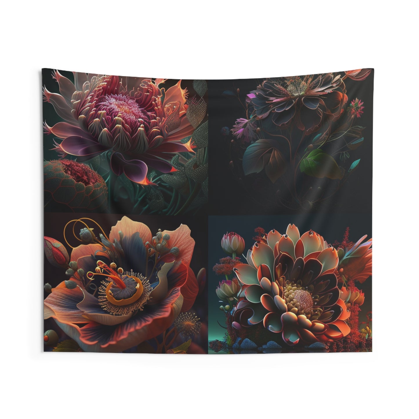 Indoor Wall Tapestries Flower Arangment 5