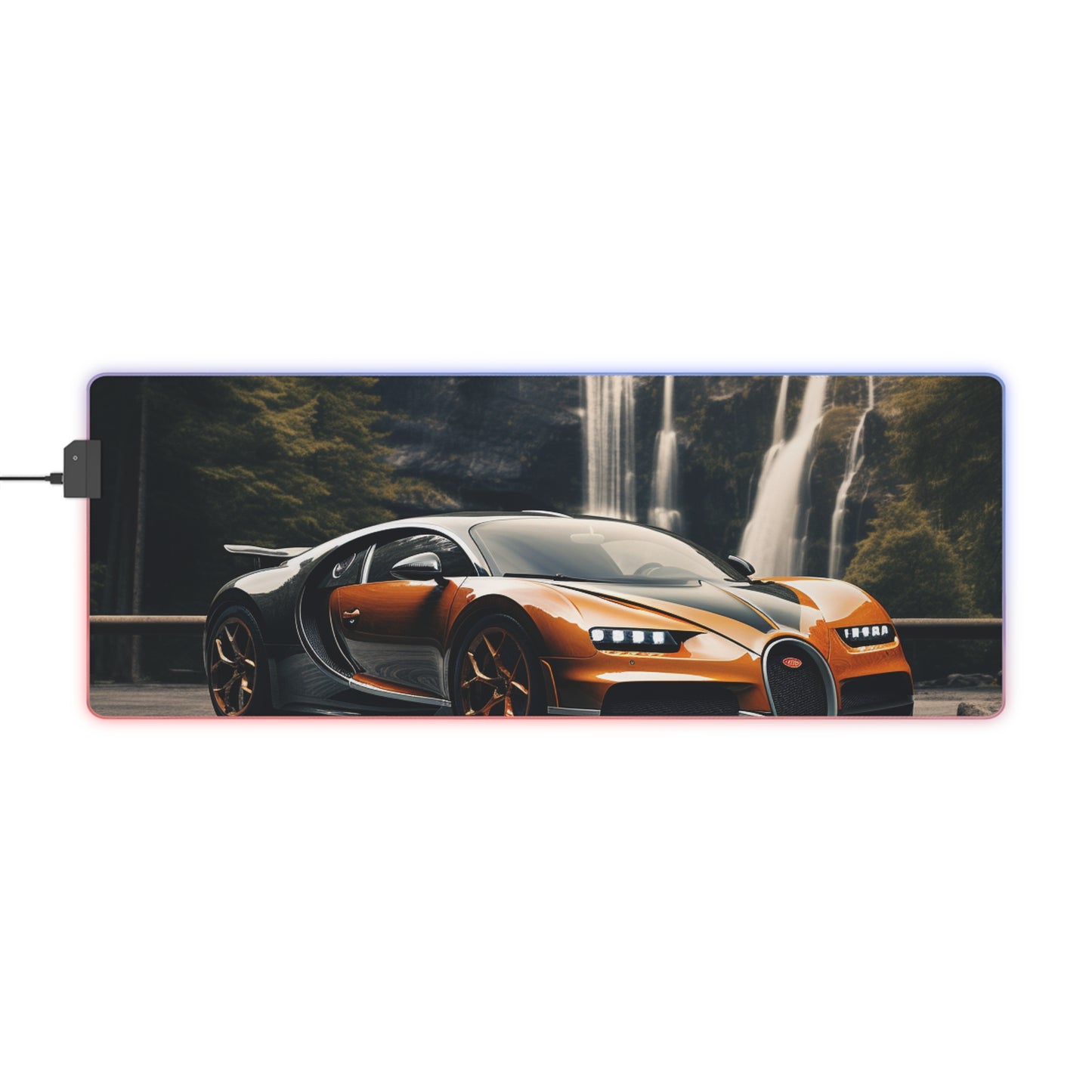 LED Gaming Mouse Pad Bugatti Waterfall 3