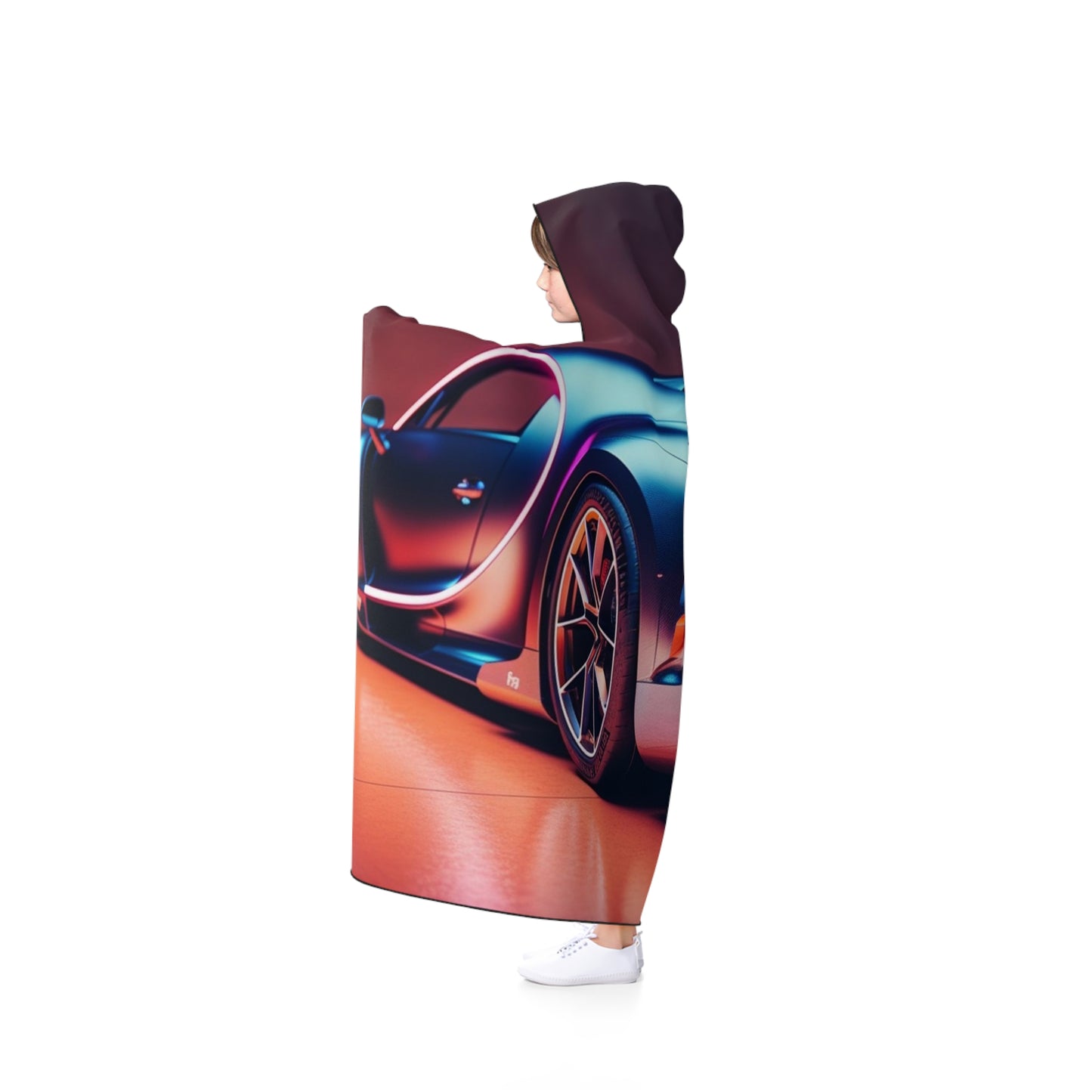 Hooded Blanket Hyper Bugatti Neon Chiron 2