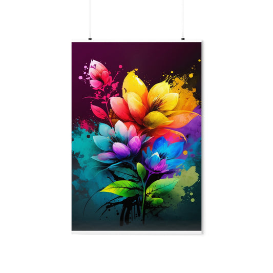 Premium Matte Vertical Posters Bright Spring Flowers 3