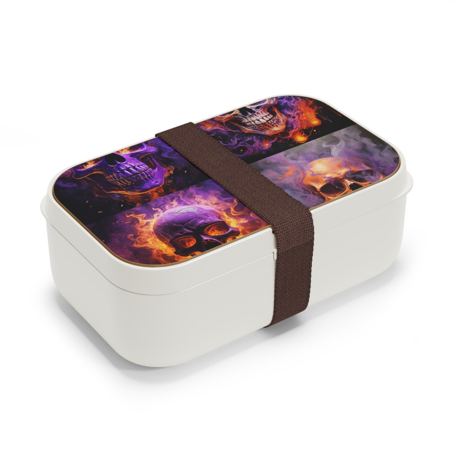 Bento Lunch Box Skull Flames 5