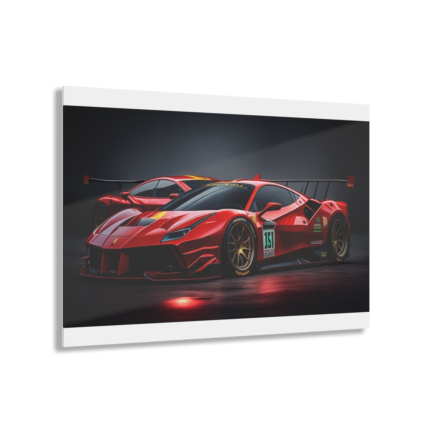 Acrylic Prints Ferrari Red 2