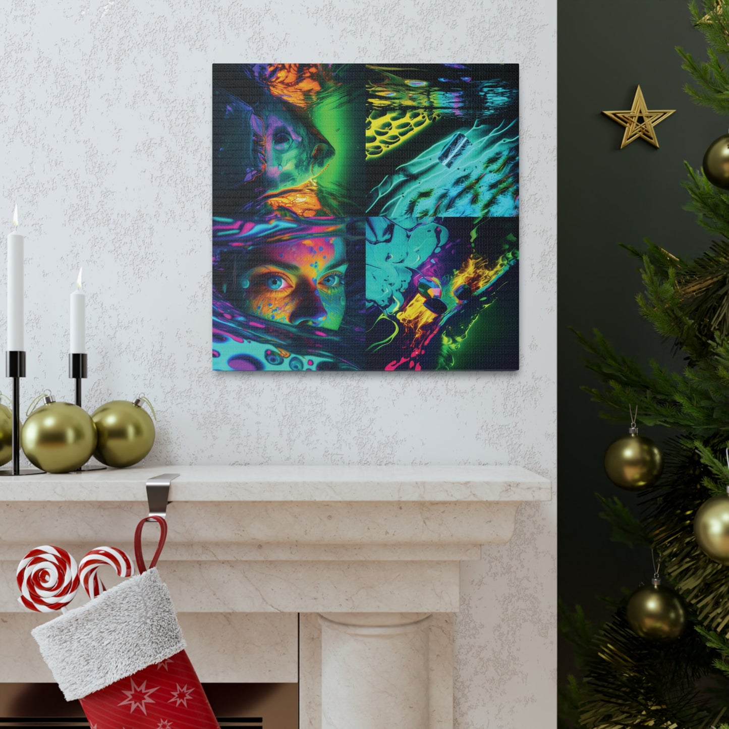 Canvas Gallery Wraps Florescent Glow 5