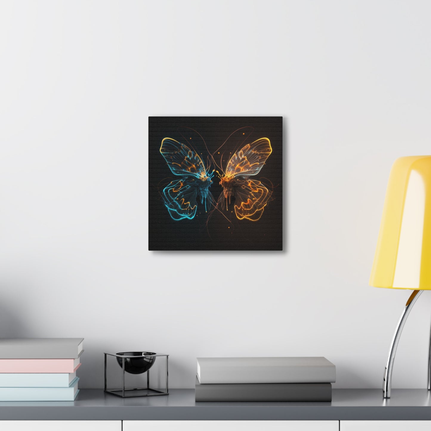 Canvas Gallery Wraps Neon Glo Butterfly 1