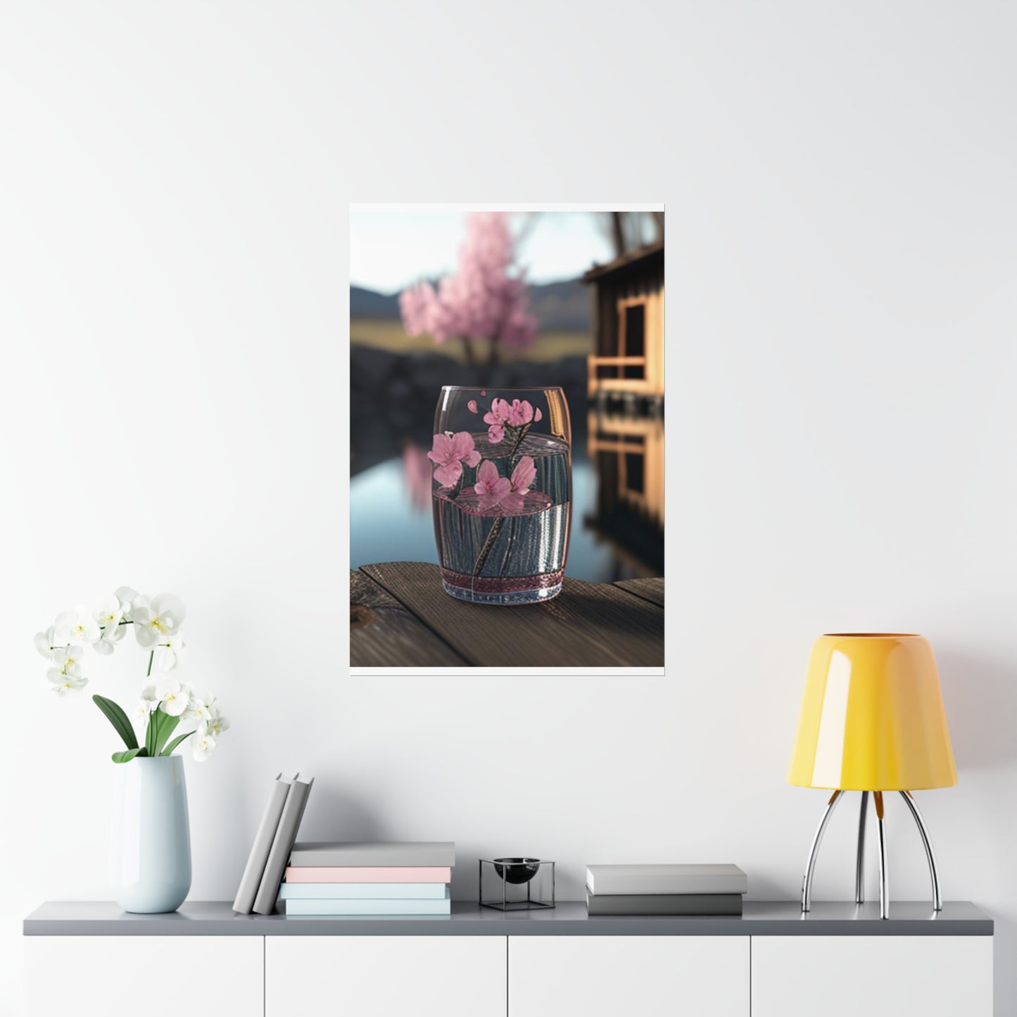 Premium Matte Vertical Posters Cherry Blossom 1