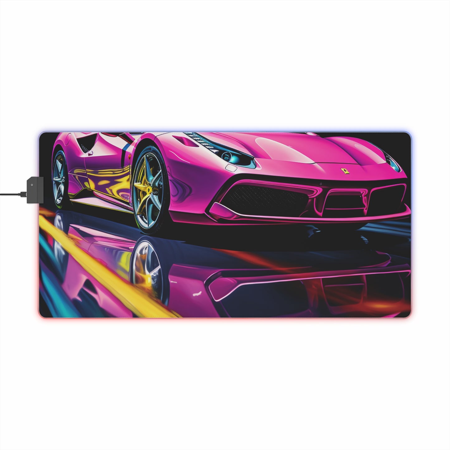 LED Gaming Mouse Pad Ferrari Flair Macro 4