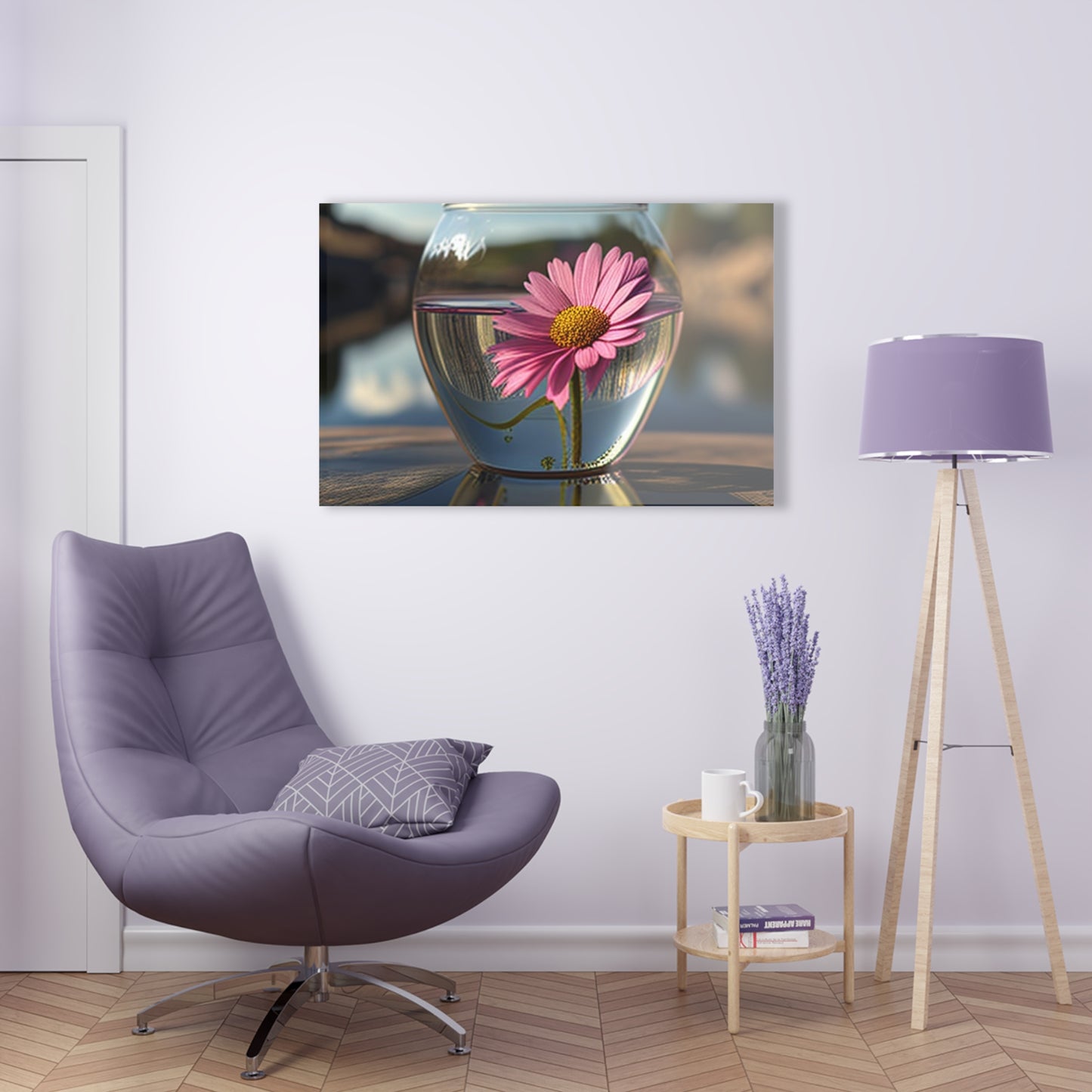 Acrylic Prints Pink Daisy 3