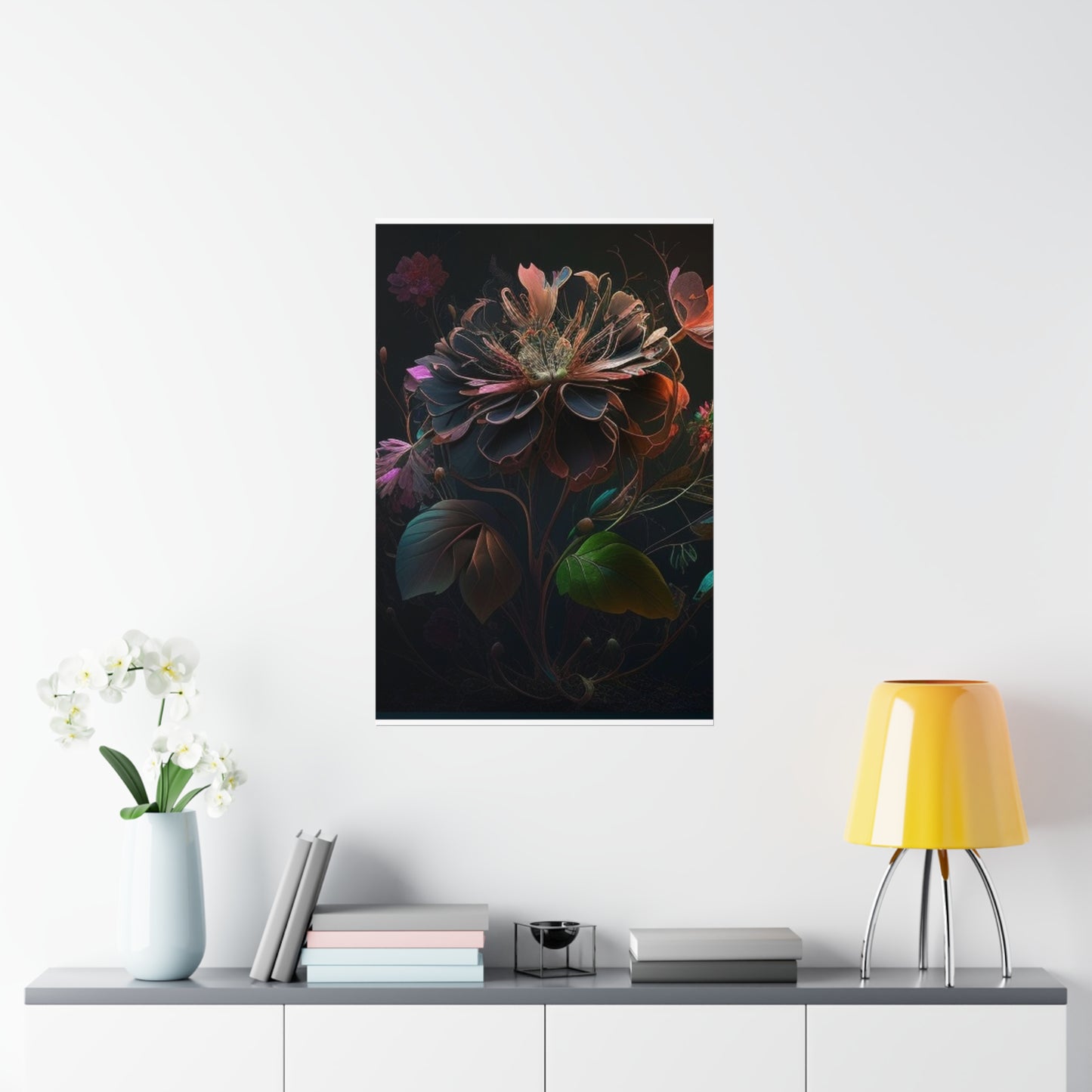 Premium Matte Vertical Posters Flower Arangment 2