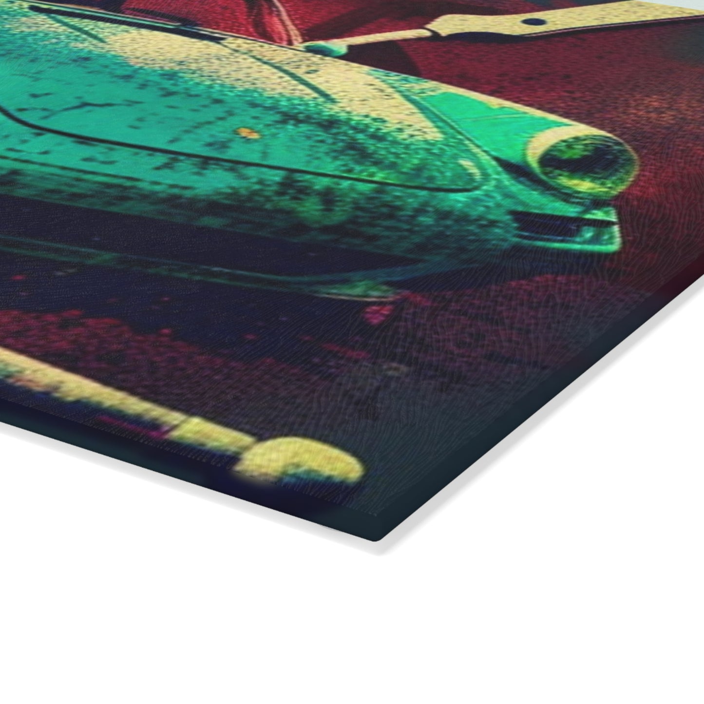 Glass Cutting Board Porsche Abstract 4