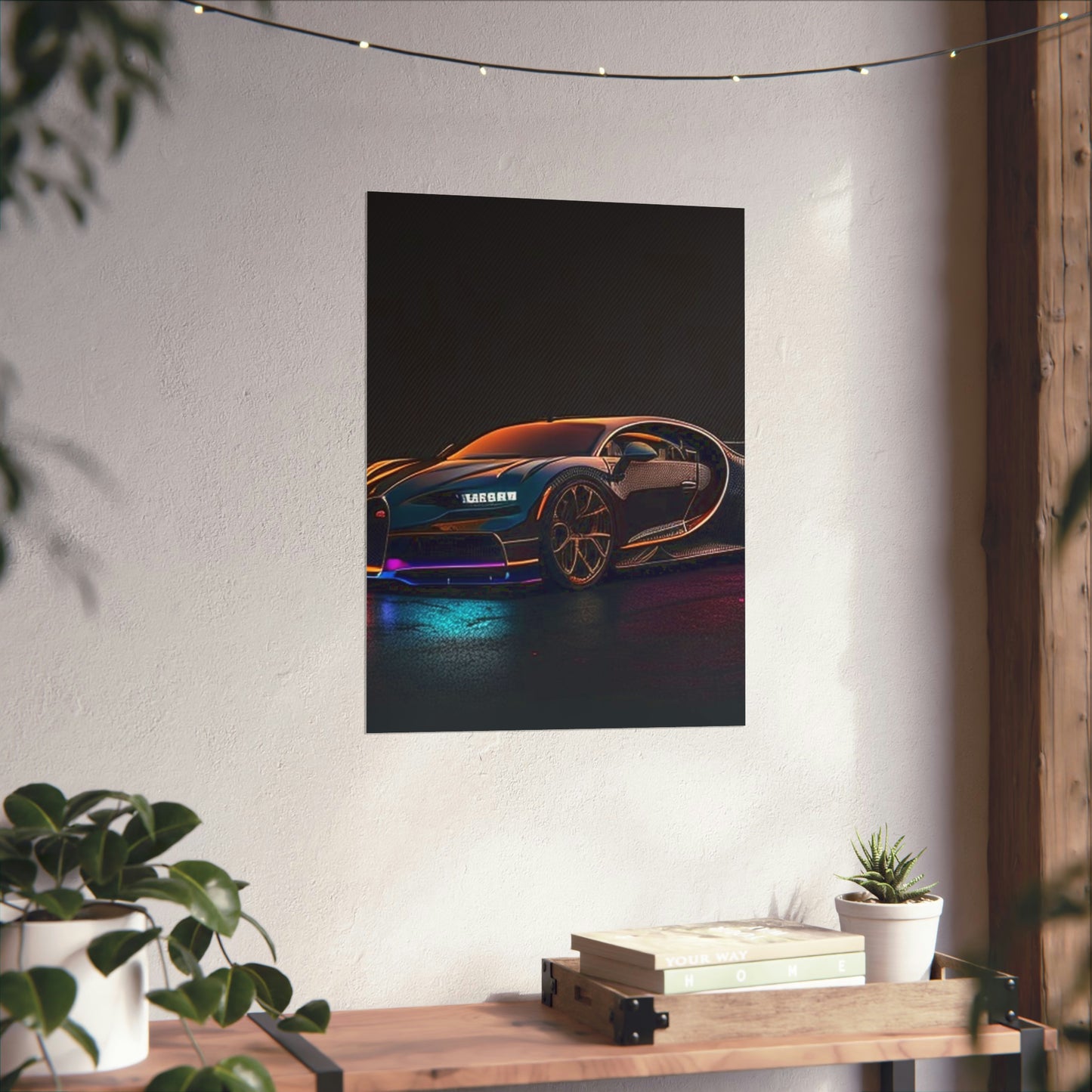 Premium Matte Vertical Posters Bugatti Chiron Super 4