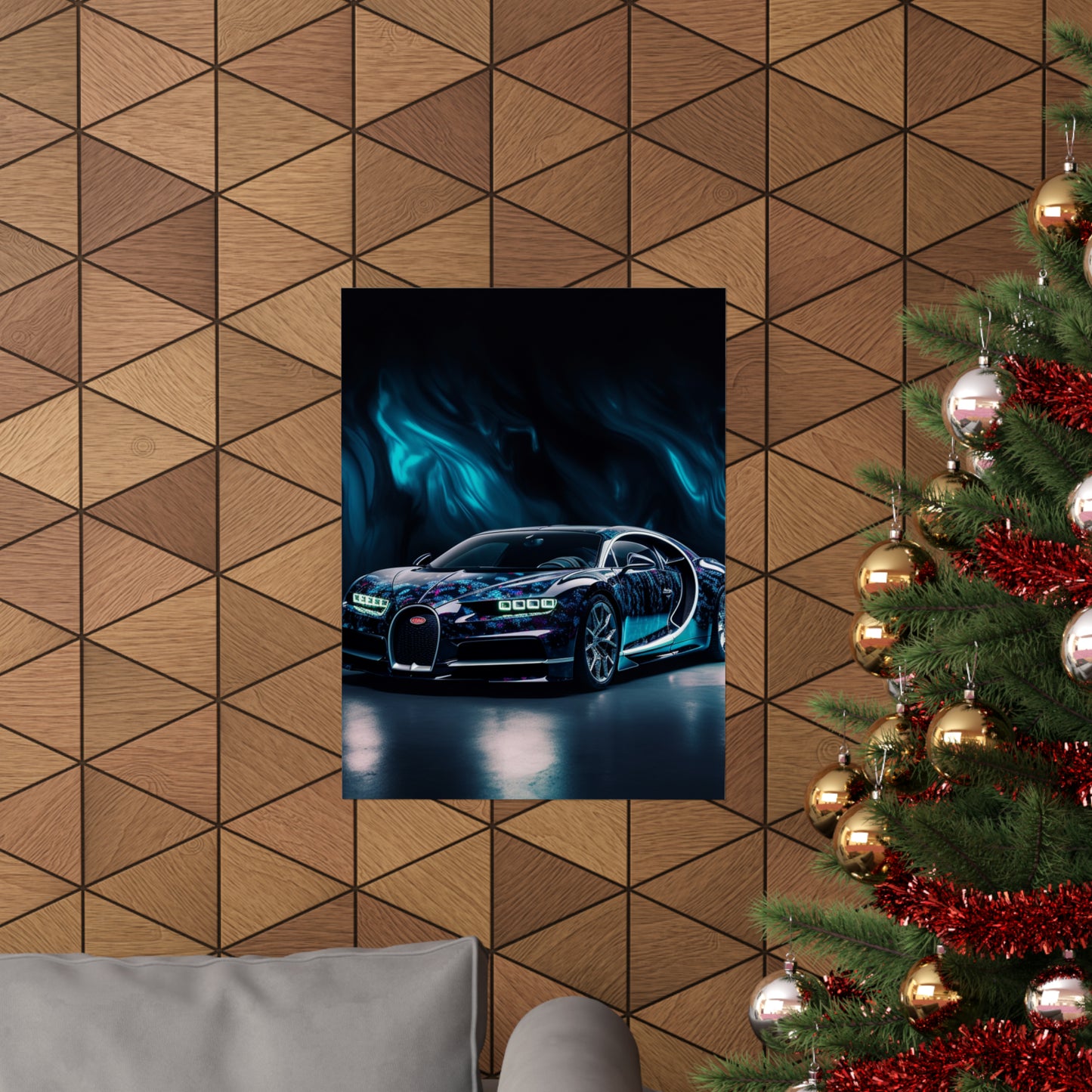 Premium Matte Vertical Posters Hyper Bugatti 1