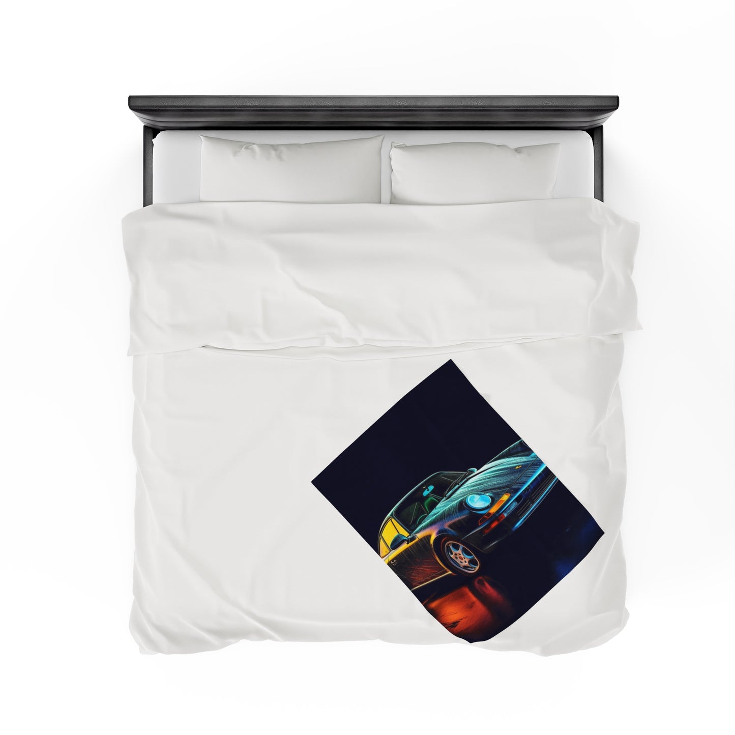 Velveteen Plush Blanket Porsche 933 3