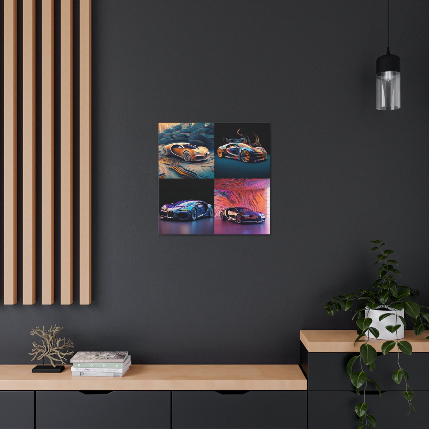 Canvas Gallery Wraps Bugatti Abstract Flair 5