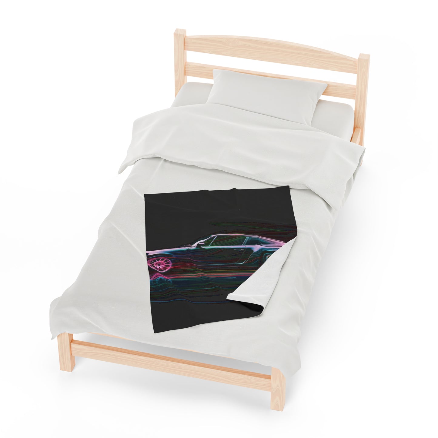 Velveteen Plush Blanket Porsche 933 1