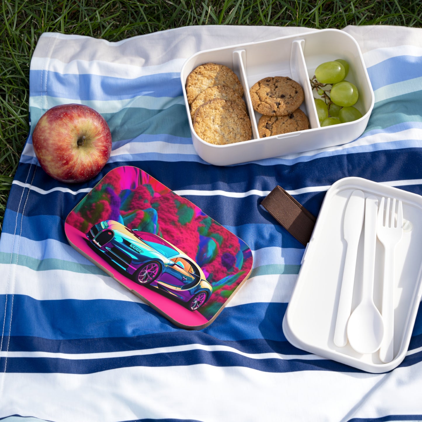 Bento Lunch Box Florescent Bugatti Flair 4