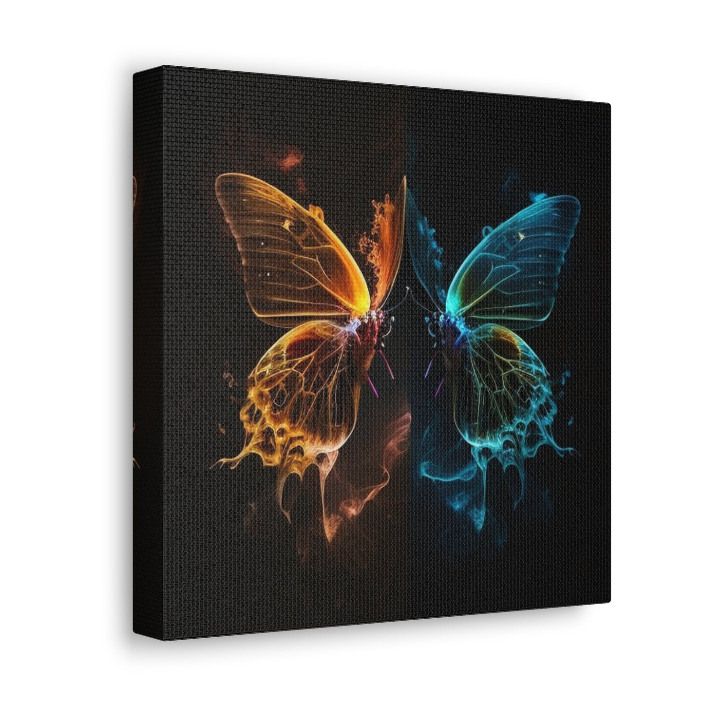 Canvas Gallery Wraps Kiss Neon Butterfly 1