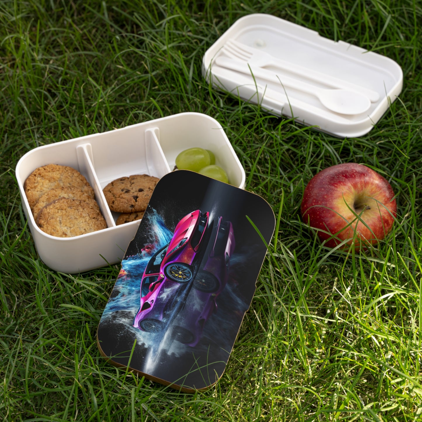Bento Lunch Box Ferrari Water Splash 4