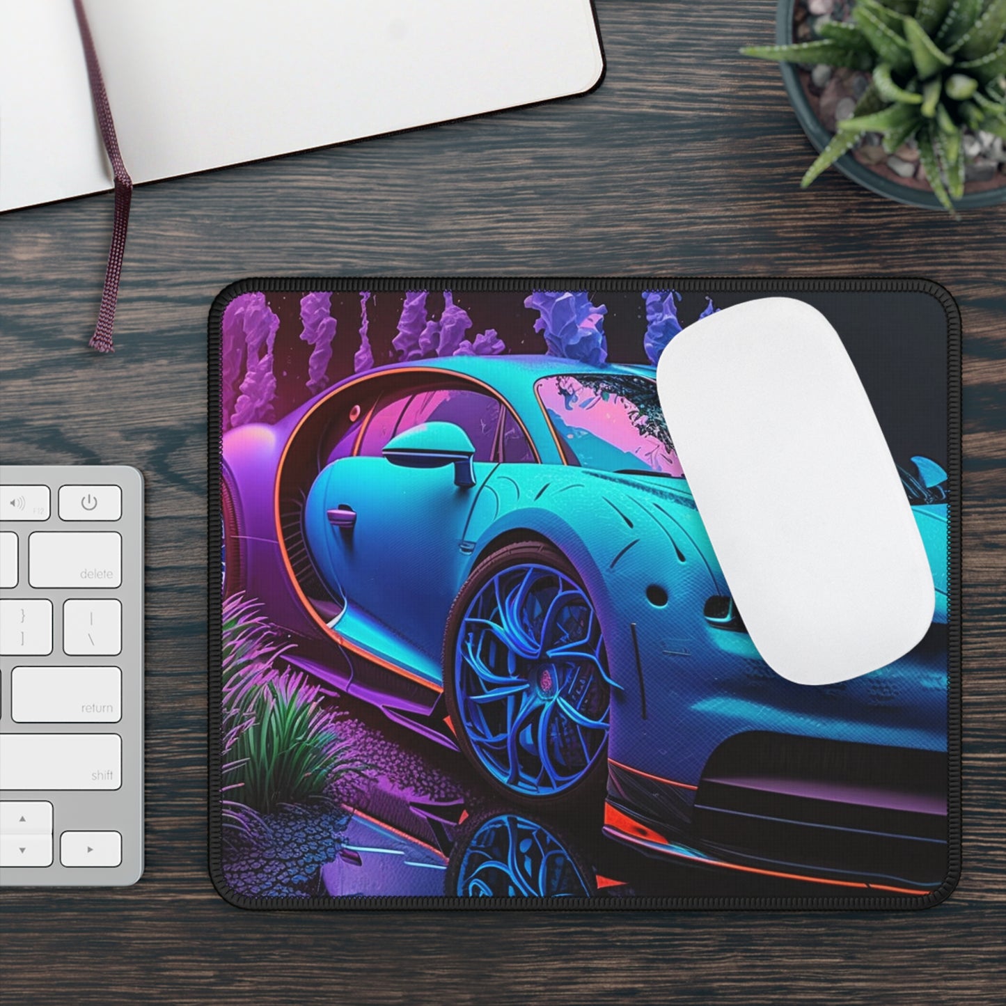 Gaming Mouse Pad  Bugatti Neon Chiron 2