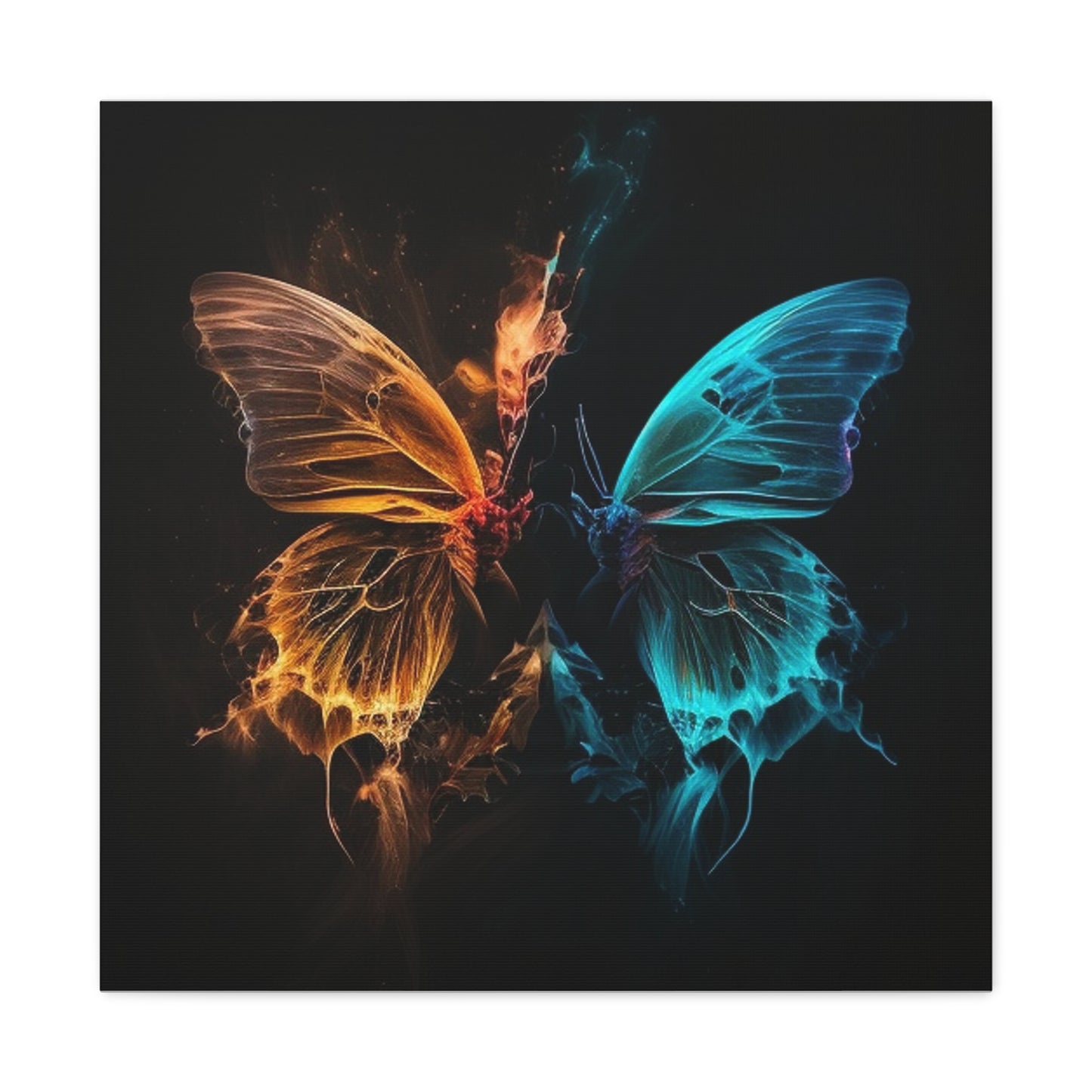 Canvas Gallery Wraps Neon Glo Butterfly 4