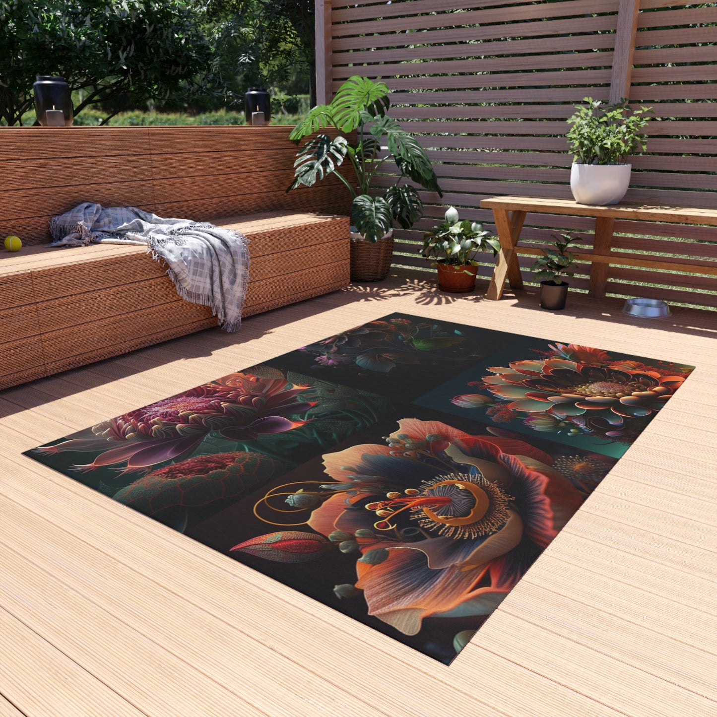 Outdoor Rug  Flower Arangment 5