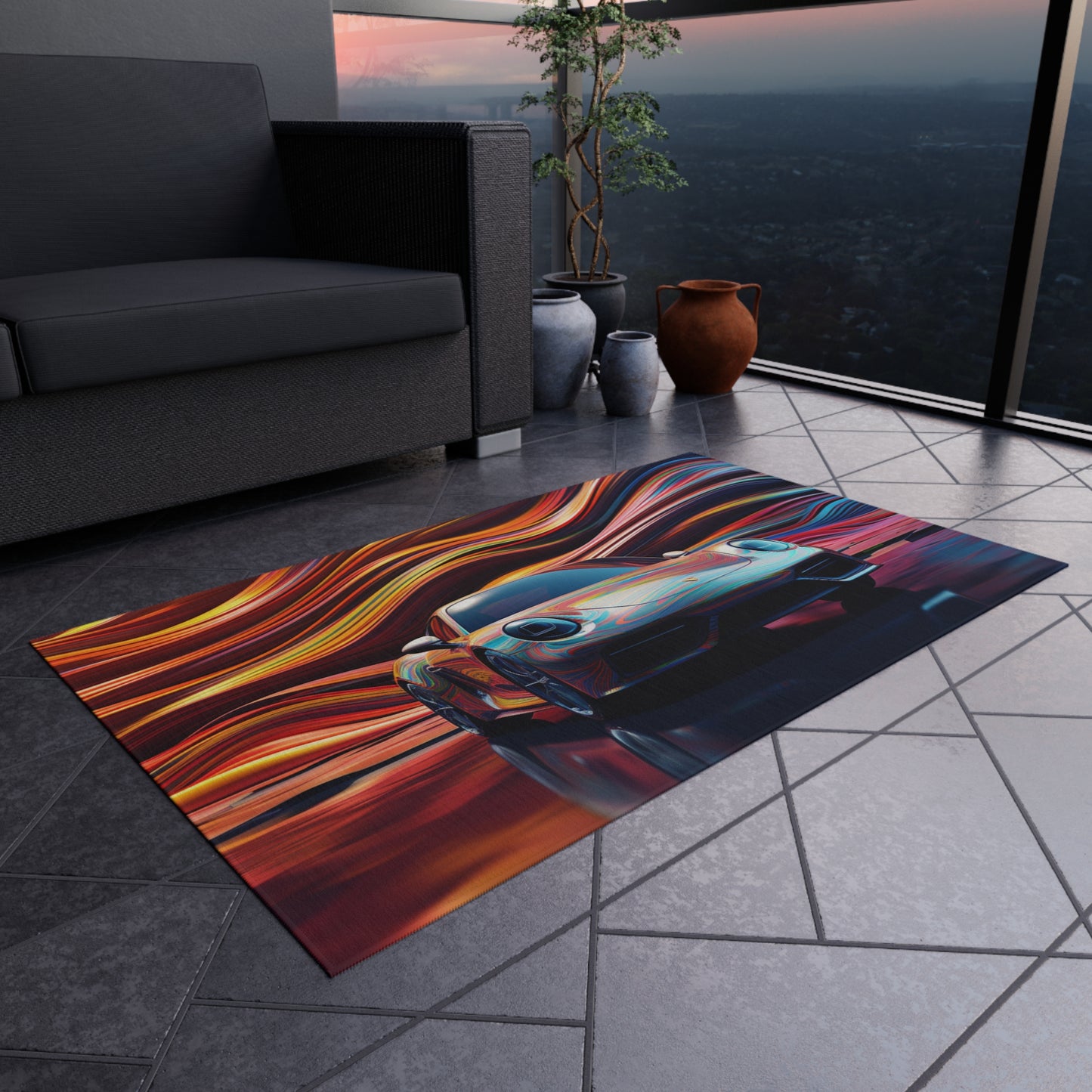 Outdoor Rug  Porsche Water Fusion 1