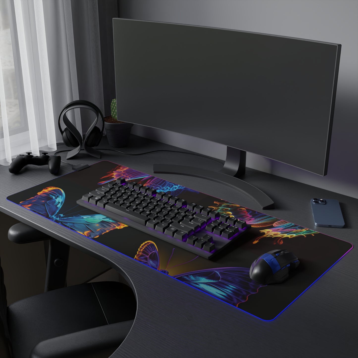 LED Gaming Mouse Pad Thermal Butterfly 5