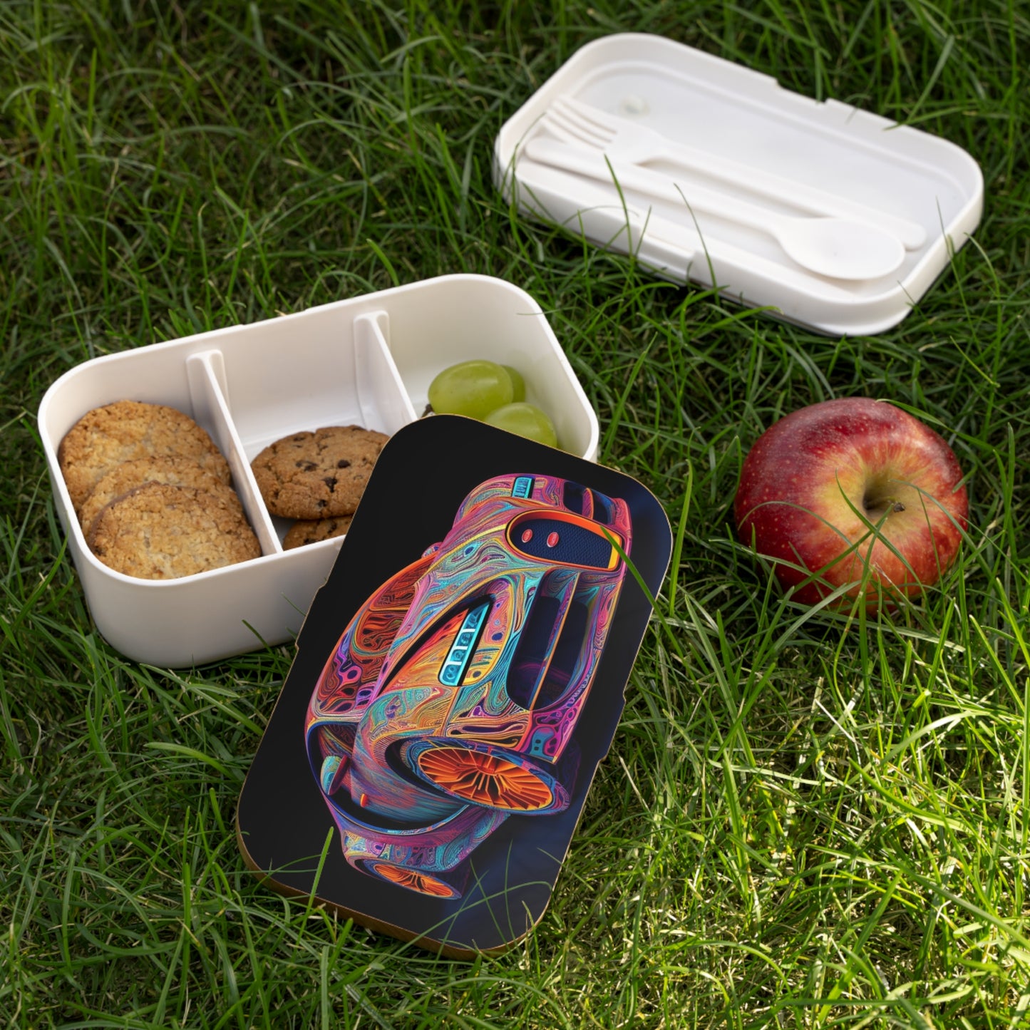 Bento Lunch Box Bugatti Abstract Concept 1