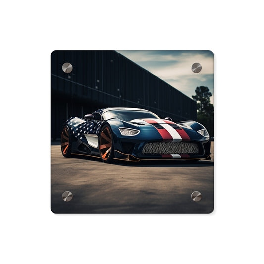 Acrylic Wall Art Panels Bugatti Flag American 2