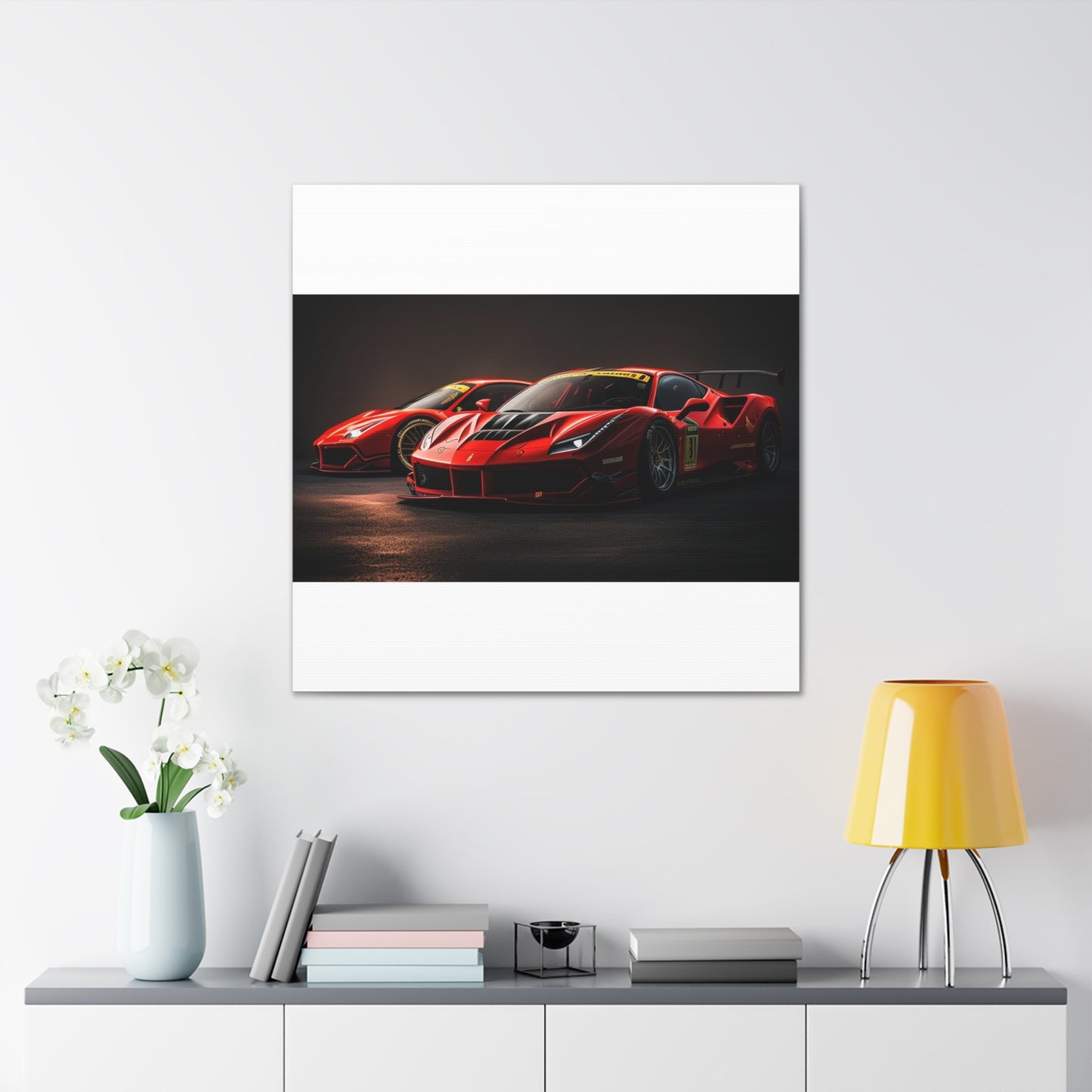 Canvas Gallery Wraps Ferrari Red 4