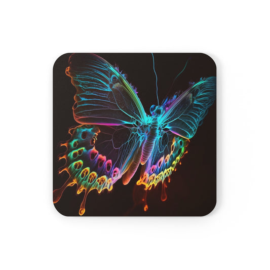 Corkwood Coaster Set Thermal Butterfly 2