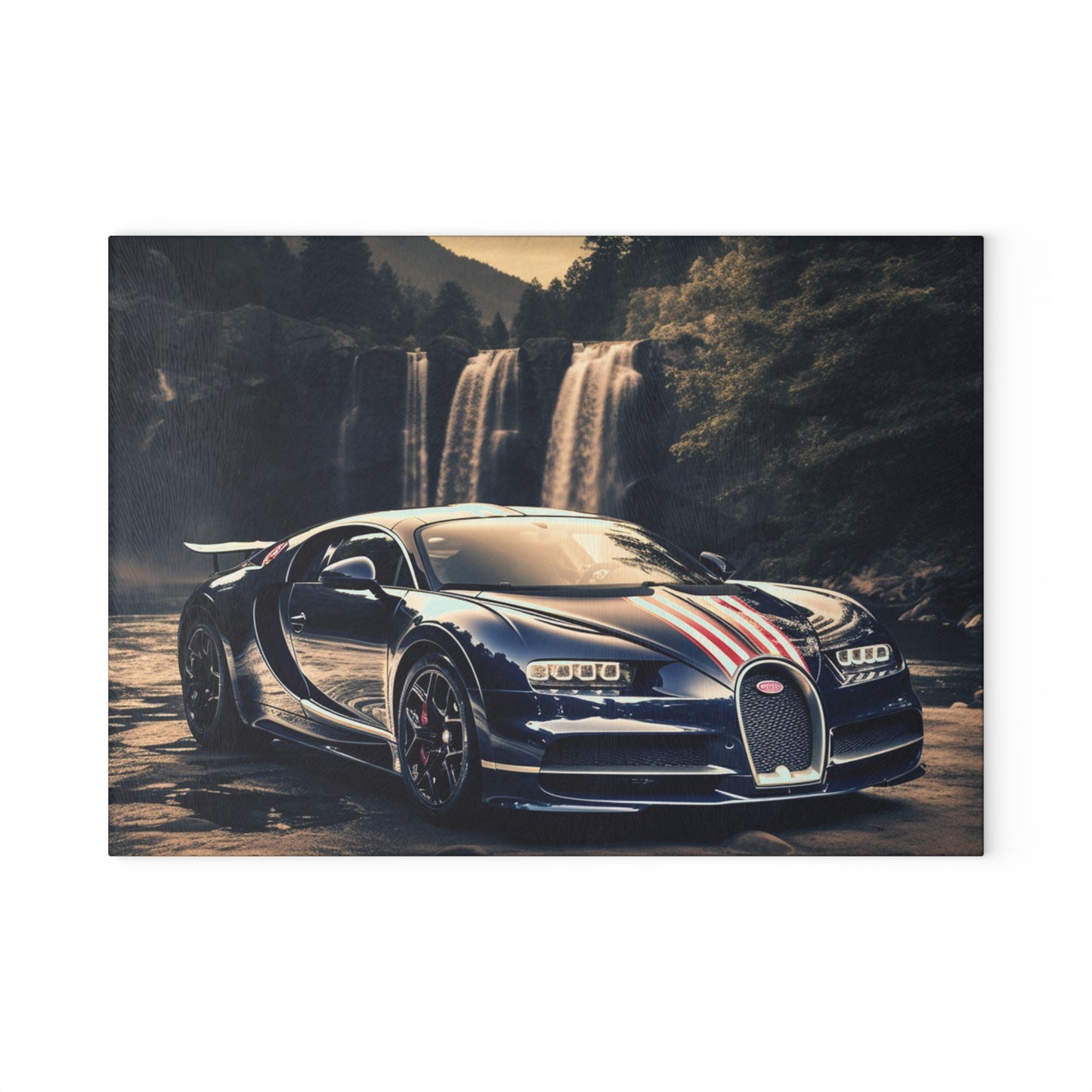 Glass Cutting Board Bugatti Waterfall 2