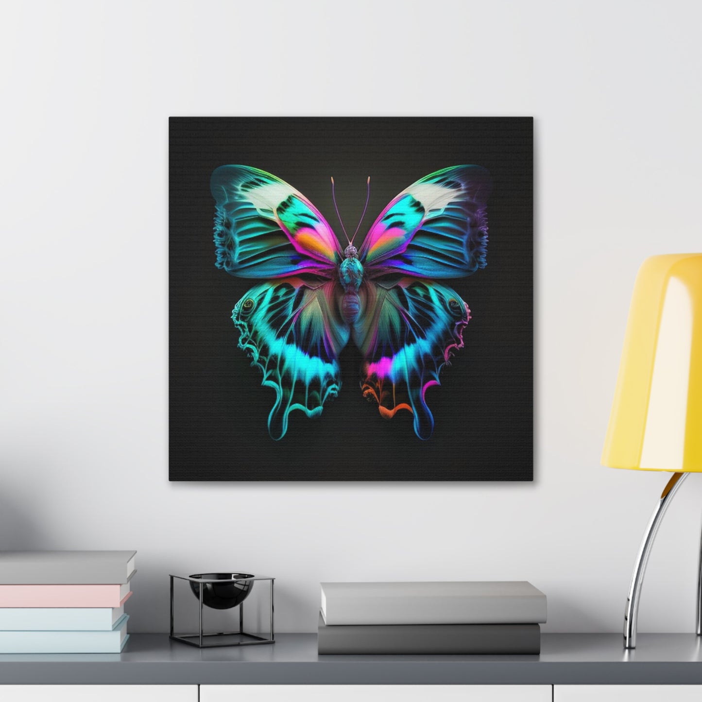 Canvas Gallery Wraps Neon Butterfly Fusion 4
