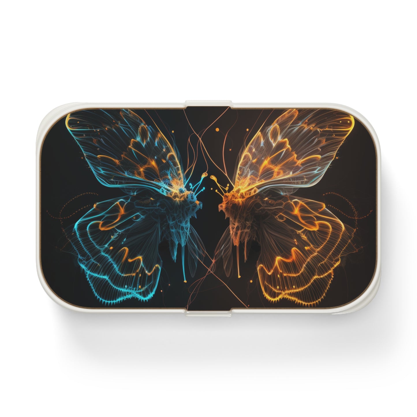 Bento Lunch Box Neon Glo Butterfly 1